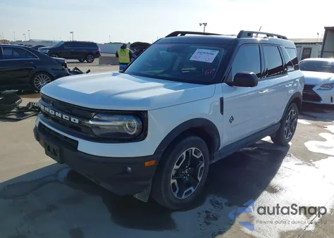 2024 Ford Bronco Sport Outer Banks z USA, uszkodzony, nr VIN 3FMCR9C66RRE77497